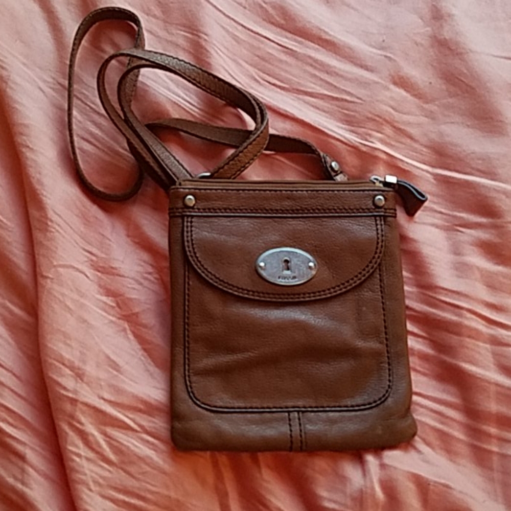 Fossil Cross Body Leather Purse